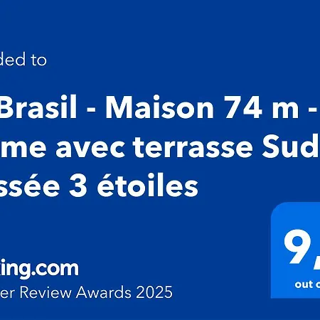 Holiday home Le Brasil - Maison 74 M - Calme Avec Terrasse Sud Classee 3 Etoiles *